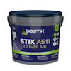 Hink med Bostik STIX A511 Combi Air golvlim, 1 liter, blå och grå etikett med produktinformation och logotyper.