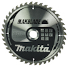 Cirkelsågklinga med text: "MAKBLADE", "Makita", "PART NO. B-32770", "260 x 2.3 x 30mm", och symboler för trä och klingans eg