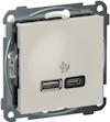 LADDUTTAG USB A+C 45W VIT ELKO PLUS