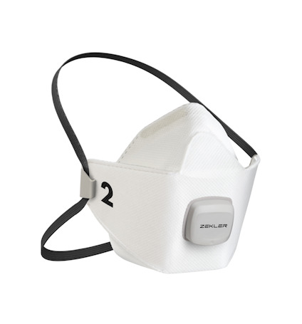 FILTRERANDE HALVMASK 1502V ZEKLER FFP2V STL S 10P