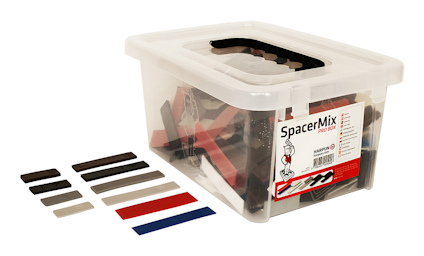 FÖNSTERKIL SPACERMIX HARPUN 50X22 & 100X22MM H=1-7MM 500ST