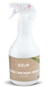 Vit sprayflaska med etikett som visar texten "BJELIN WASH CARE READY SPRAY".