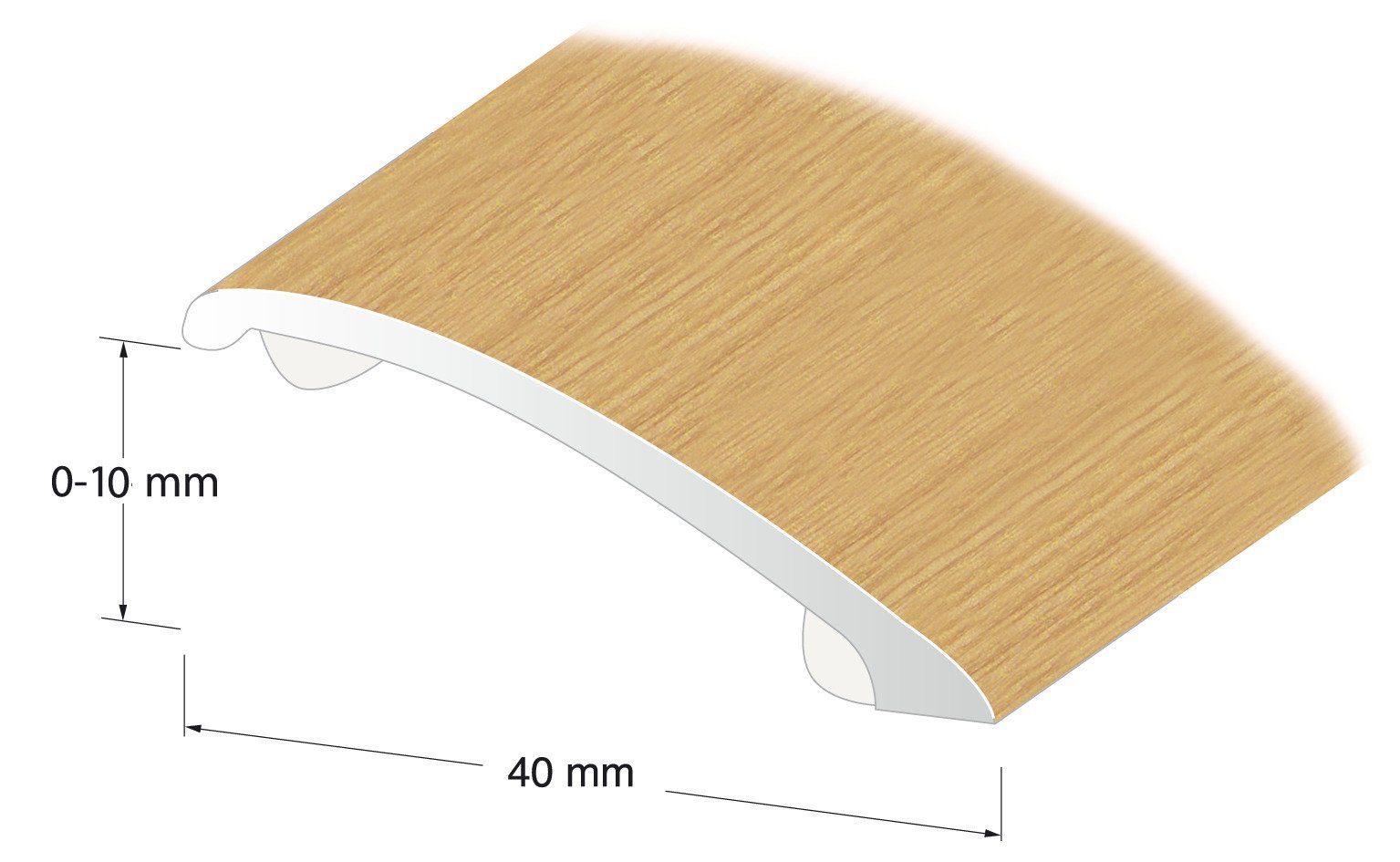 NIVÅLIST 0-10 MM EK 100 CM NR 180 SJÄLVHÄFTANDE - Duri