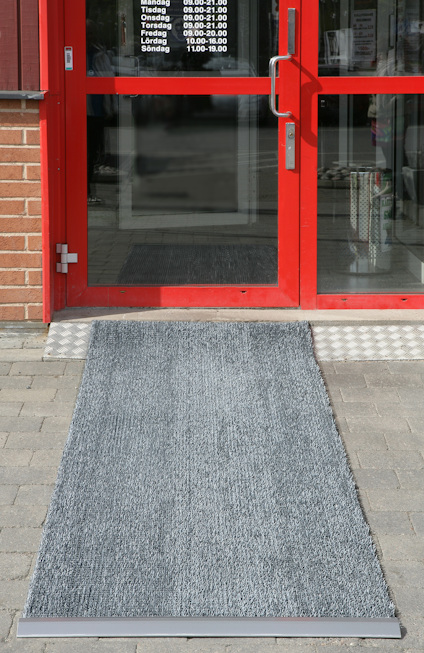 MATTA GRÅ FINNTURF ARMERAD