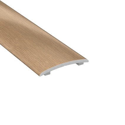 Träfärgad skarvlist med svagt böjd ovansida och ljusgrå kanter.