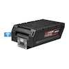 Svart och grått batteri med texten "MX FUEL REDLITHIUM FORGE HD12.0". WiFi-symbol bredvid.