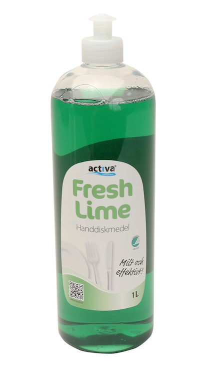 HANDDISKMEDEL FRESH LIME ACTIVA 1L