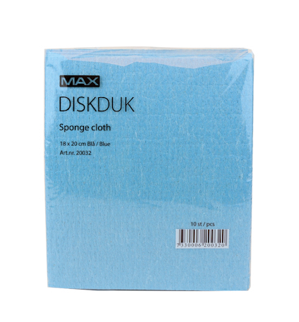 DISKDUK BLÅ MAX 10-PACK