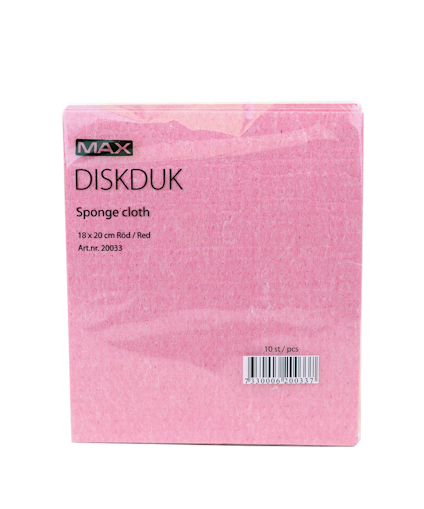 DISKDUK RÖD MAX 10-PACK