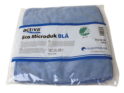 MICRODUK ECO ACTIVA BLÅ 32X32CM