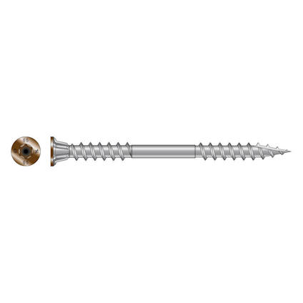 PANELSKRUV ROSTFRI A4 GBO RAL8007 4,8X48MM 250ST