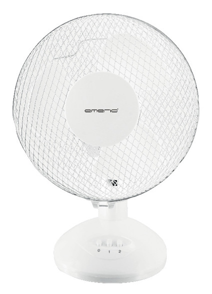 KALLUFTSFLÄKT BORD VIT 23CM 25W