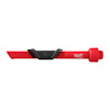 Rött och svart fogmunstycke med en skjutbar del och en logotyp som säger "Milwaukee".
