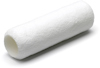 Vit mikrofiberrulle för måleri, formad som en cylinder med öppen insida.