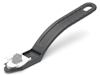 Svart tapetkniv med ergonomiskt handtag och utbytbara blad.