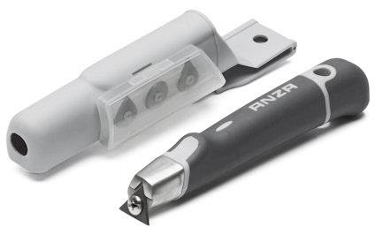 SKRAPA MED 3 BLAD I HÖLSTER