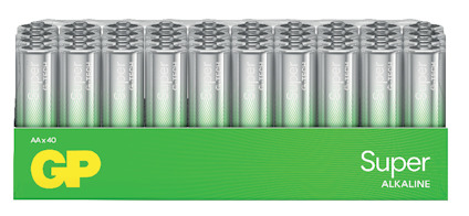 BATTERI SUPER AA/LR6 40P