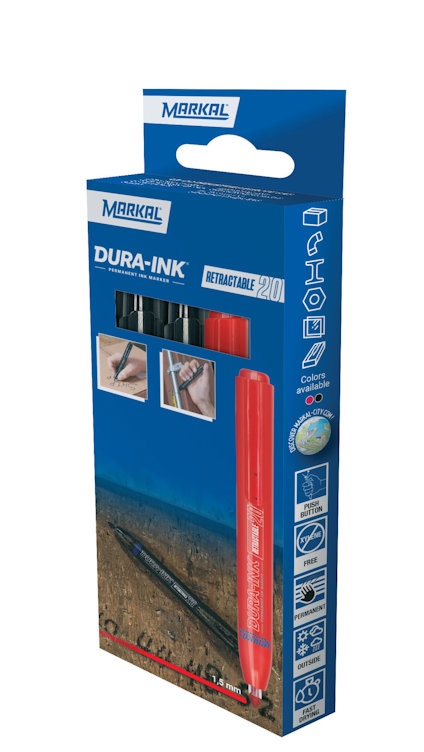 MÄRKPENNA DURA-INK 20 MARKAL SET