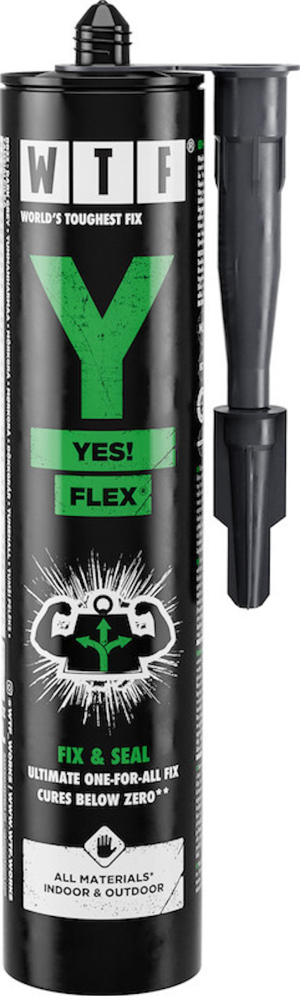 LIM & FOGMASSA Y YES FLEX WTF MÖRKGRÅ 310ML