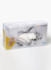 Förpackning med Tegera PVC (vinyl) handskar, modell 825, 100 stycken, 10 paket.