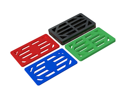 PALLNINGSBRICKA EUROSPACERS MIXLÅDA 100ST X2,3,5MM 50STX10MM