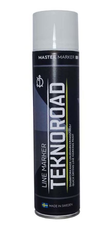 LINJEMARKERINGSFÄRG TEKNOROAD SPRAY MASTER VIT 600ML