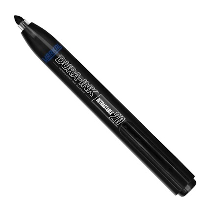 MÄRKPENNA DURA-INK 20 MARKAL SVART 1,5 MM RUND SPETS