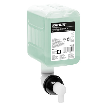 HANDTVÅL FÖR DISPENSER KATRIN GREEN 500 ML