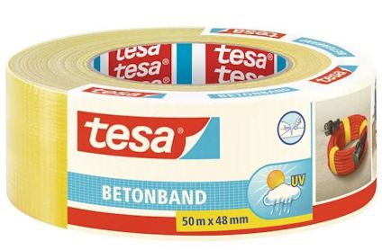 VÄVTEJP 4662 TESA BETONG GUL 48MMX50M