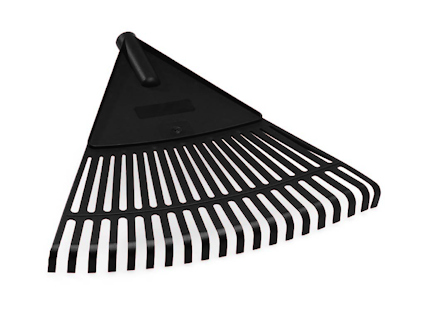 LÖVRÄFSA PLAST NYBY SOLFJÄDER SVART 425MM
