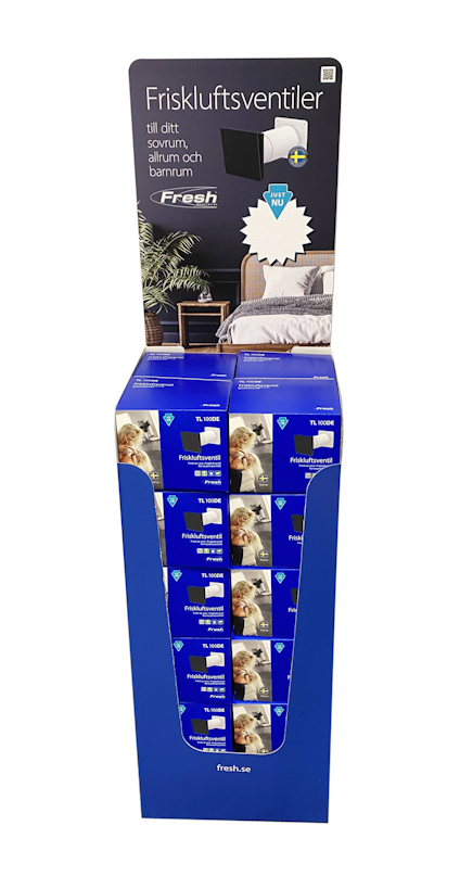 KAMPANJSTÄLL TL100DE FRESH SVART DISPLAY 24-PACK