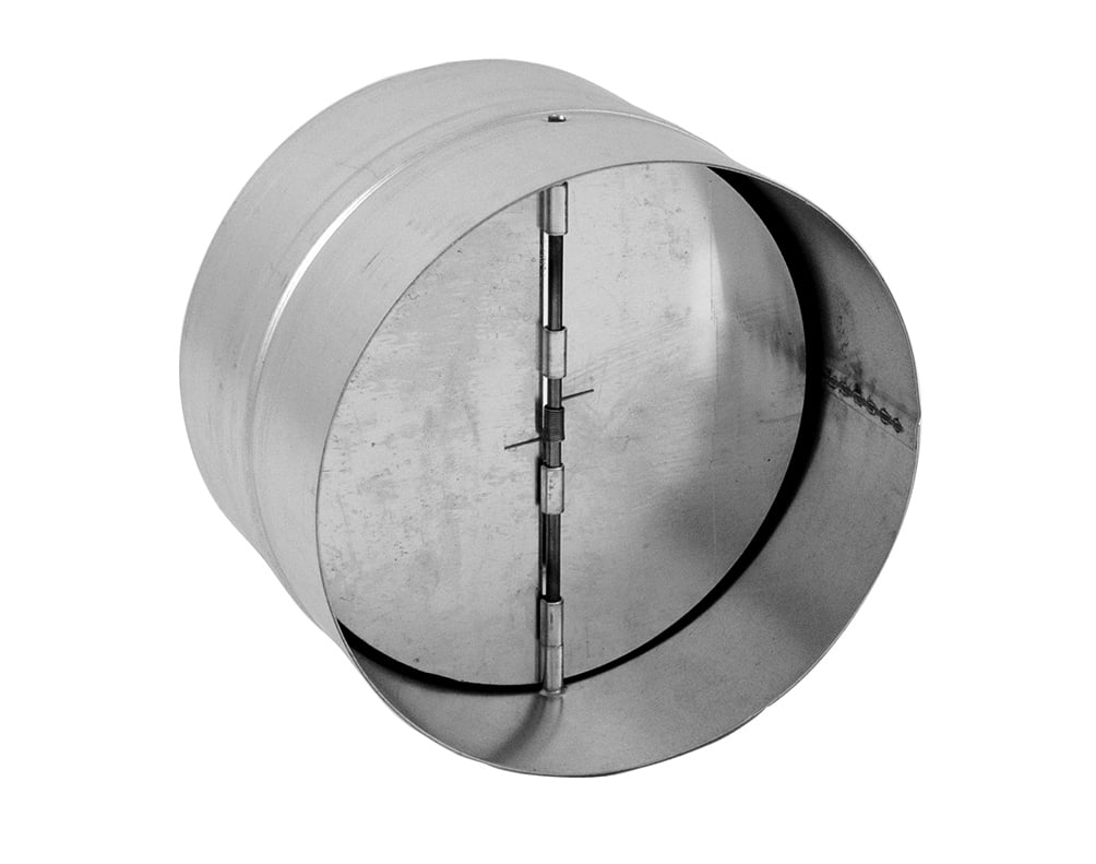 BACKSPJÄLL RSKA VENT.KANAL GALVAD 160 MM - 