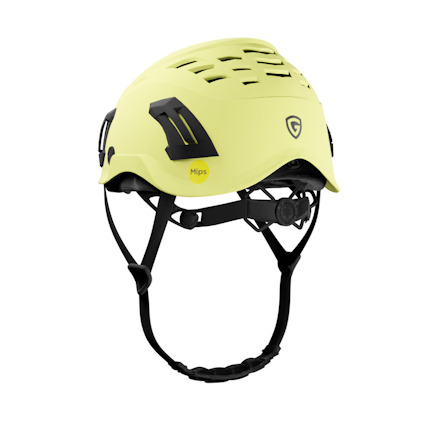 SKYDDSHJÄLM ARMET GUARDIO VARSEL BLAZING YELLOW 53-63 CM