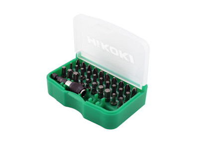 BITSBOX 31 DELAR M/BÄLTESKLIPSHIKOKI 1/4" 25MM