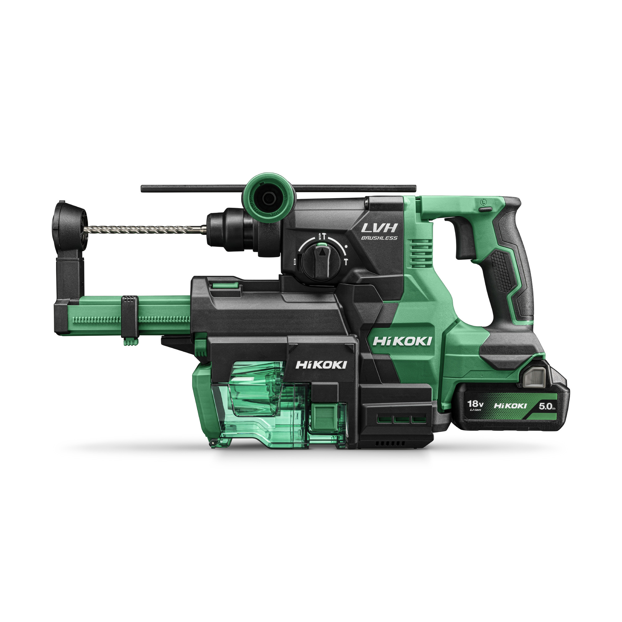 KOMBIHAMMARE DH1826DA HIKOKI 18V SDS-PLUS DAMMUTSUG 2X5AH - HiKOKI