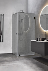 DUSCHHÖRN INFINITY LACE COMBI 90X80 SVART