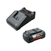 Batteriladdare och batteripaket med Bosch-logotyp, 36V, 6Ah kapacitet.