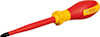 Röd och gul skruvmejsel med ergonomiskt grepp och PZ3-spets. Bosch-logotypen synlig på handtaget.