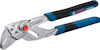 Polygrip-tång med justerbara käftar och svart-grepp handtag, märkning "Bosch Professional".
