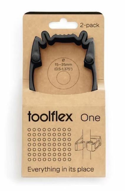 HÅLLARE ONE INKL ADAPTER TOOLFLEX 2ST SVART