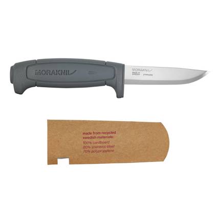 SLIDKNIV BASIC 546 SE (S) MORAKNIV ROSTFR STÅL PAPPSKYDD GRÅ
