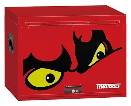 VERKTYGSLÅDA 5 LÅDOR TENG TOOLS RÖD DJUP 26 TUM