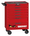 VERKTYGSVAGN 7 LÅDOR TENG TOOLS RÖD 26 TUM