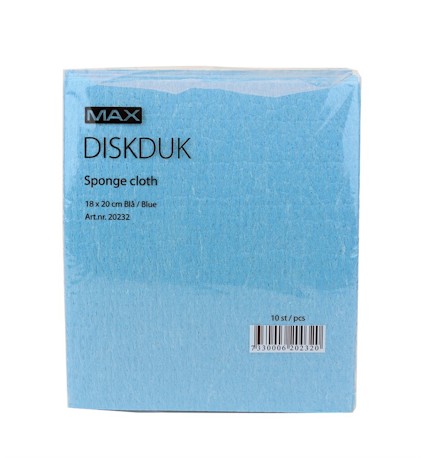 DISKDUK BLÅ MAX 10-PACK 180X200MM