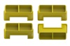PLASTKÅPA 810196 W.STEPS 4-PACK