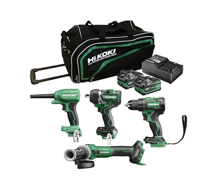 VERKTYGSPAKET VB35 HIKOKI 18V/36V MV 2X2,5/5AH I BAG 4ST