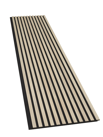 AKUSTIKPANEL KLASSISK 12 LJUS EK SV FILT 2780X615X20