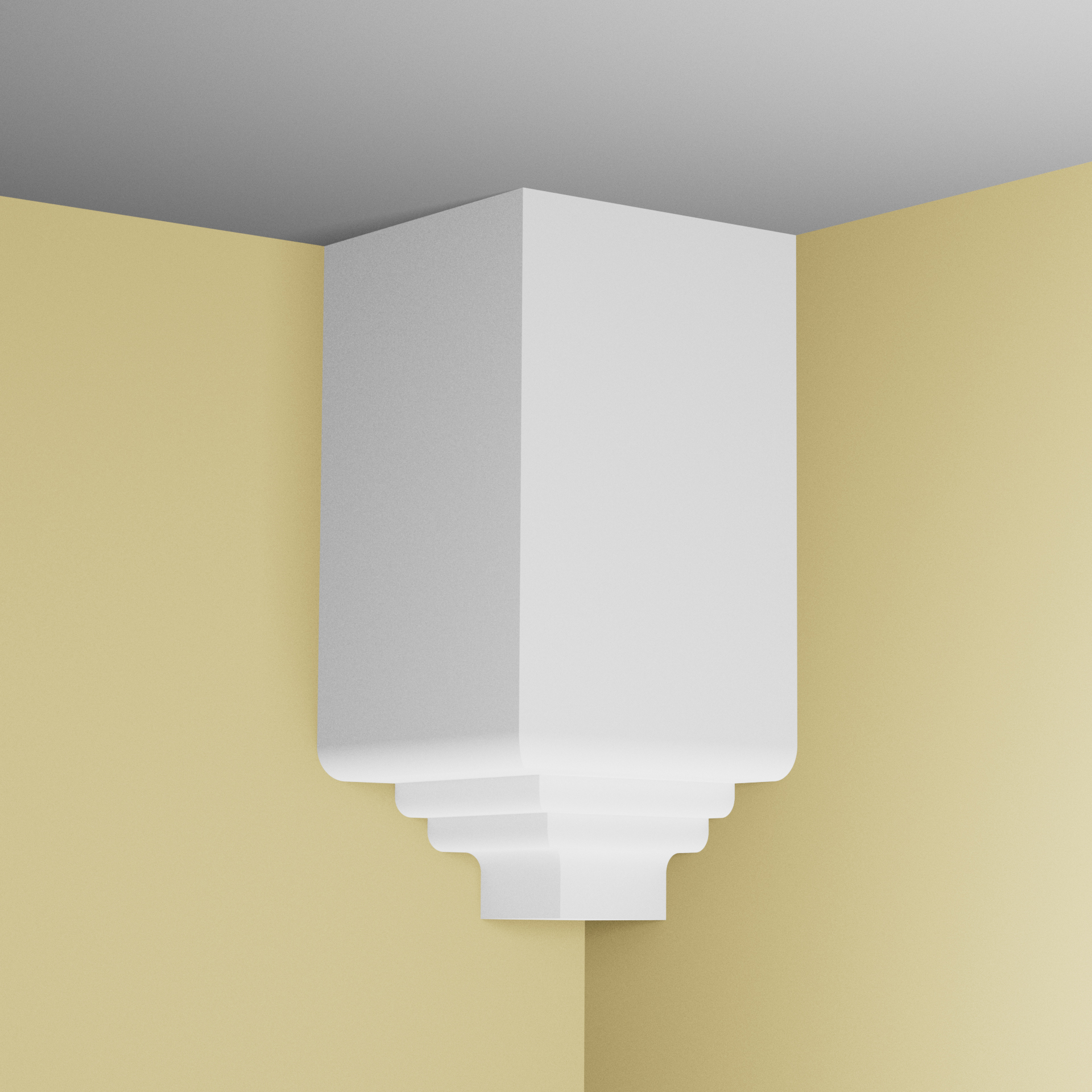 TAKKLOSS KVITFJELL INVÄNDIGT HÖRN VIT B50XT50XH75 - 