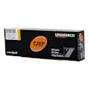 Kartong med Tjep AB-15 dyckert, storlek 38 mm. EAN 5702558252503. Text: "UNIMERCO FASTENING".