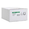 Vit kartong med etikett: "TDEP no. 838990 Duplex nails Smooth bright 2,000 pcs/25 TDEP H1375", CE-märkt, på sidan.